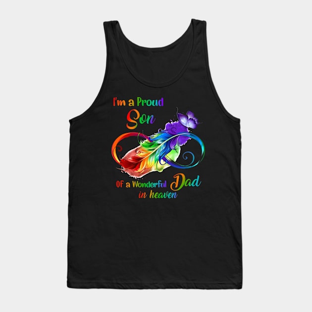 I'm A Proud Son Of A Wonderful dad In Heaven Tank Top by irieana cabanbrbe